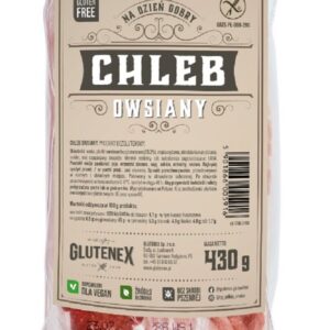 CHLEB OWSIANY KROJONY BEZGLUTENOWY 430 g - GLUTENEX