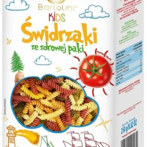 MAKARON (SEMOLINOWY Z SUSZONYMI WARZYWAMI) DLA DZIECI ŚWIDRZAKI 250 g - BARTOLINI