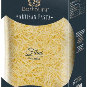 MAKARON (8-JAJECZNY SEMOLINOWY) KRAJANKA ŚREDNIA 200 g - BARTOLINI (ARTISAN PASTA)