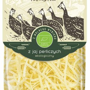 MAKARON (Z JAJAMI PERLICZYMI SEMOLINOWY) KRAJANKA BIO 250 g - BARTOLINI (SIELSKA KLUSKA)