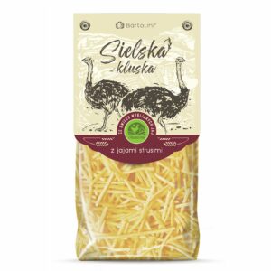 MAKARON (Z JAJAMI STRUSIMI SEMOLINOWY) KRAJANKA 250 g - BARTOLINI (SIELSKA KLUSKA)