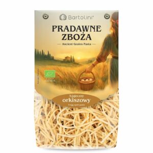 MAKARON (3-JAJECZNY ORKISZOWY) KRAJANKA ŚREDNIA BIO 250 g - BARTOLINI (PRADAWNE ZBOŻA)