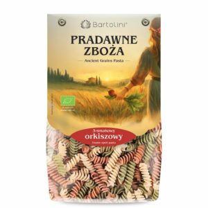 MAKARON (ORKISZOWY 3-SMAKOWY) ŚWIDERKI BIO 250 g - BARTOLINI (PRADAWNE ZBOŻA)