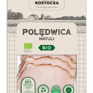 POLĘDWICA MATULI PLASTRY BIO 100 g - FARMY ROZTOCZA (Z PÓŁKI)