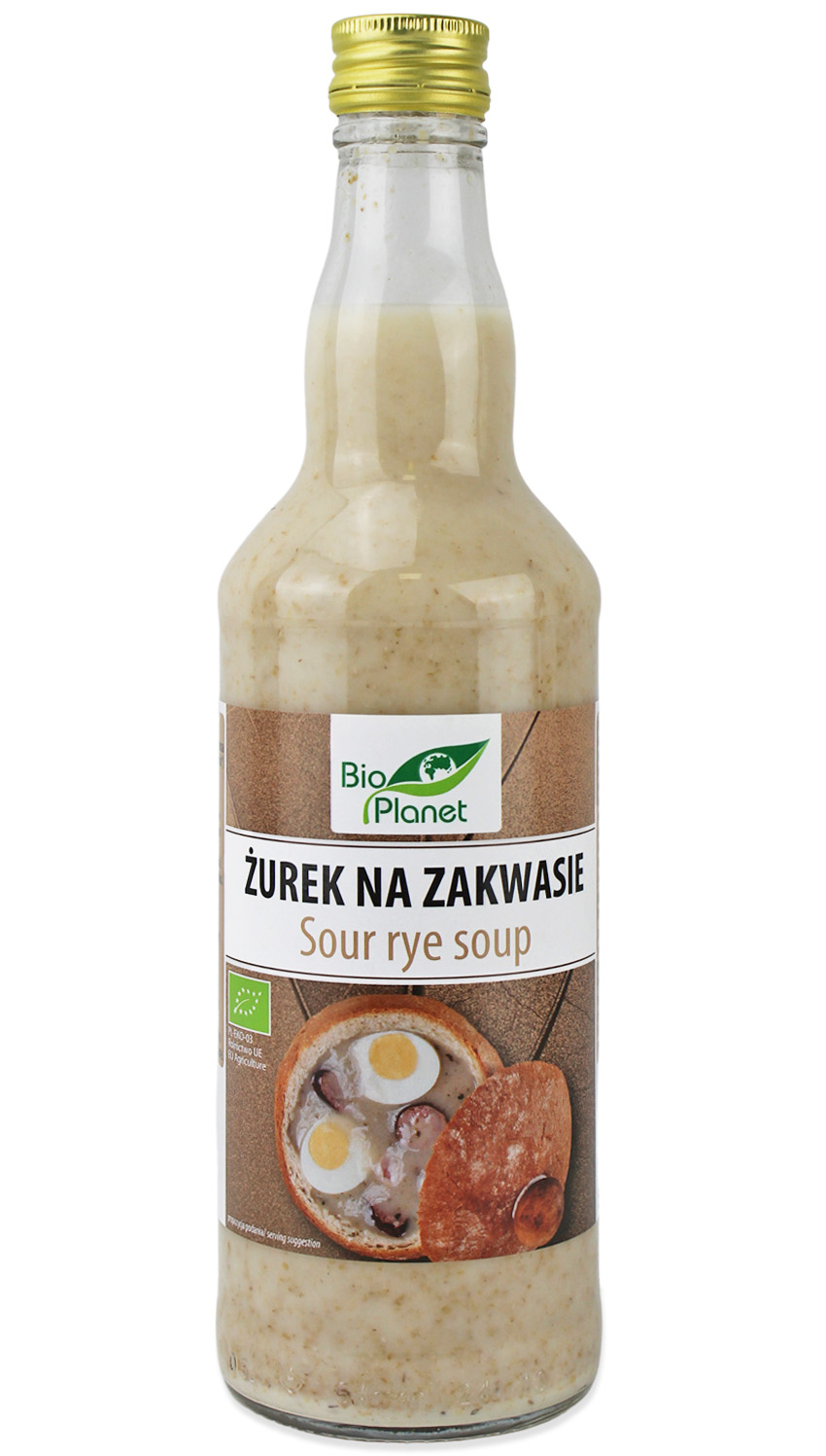 ŻUREK NA ZAKWASIE NIEPASTERYZOWANY BIO 500 ml - BIO PLANET