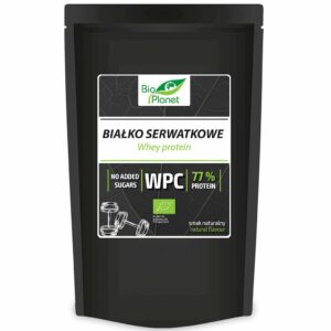 BIAŁKO SERWATKOWE NATURALNE (KONCENTRAT WPC 77) BIO 150 g - BIO PLANET