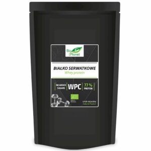 BIAŁKO SERWATKOWE NATURALNE (KONCENTRAT WPC 77) BIO 500 g - BIO PLANET