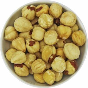 ORZECHY LASKOWE BLANSZOWANE PRAŻONE BIO (SUROWIEC) (25 kg)