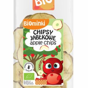 CHIPSY JABŁKOWE BEZGLUTENOWE BIO 30 g - BIOMINKI