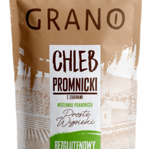 MIESZANKA DO WYPIEKU CHLEBA PROMNICKIEGO Z ZIARNAMI BEZGLUTENOWA 500 g - GRANO
