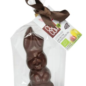 ZAJĄC Z CIEMNEJ CZEKOLADY 70 % BIO 55 g - COCOA (PRODUKT SEZONOWY)