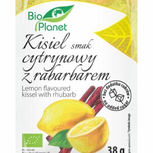 KISIEL O SMAKU CYTRYNOWYM Z RABARBAREM BIO 38 g - BIO PLANET