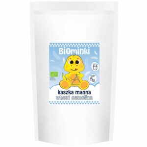 KASZKA MANNA BEZ DODATKU CUKRÓW BIO 500 g - BIOMINKI