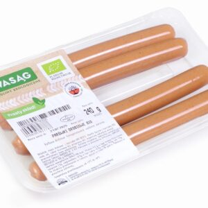 PARÓWKI DROBIOWE BIO (4 szt.) 240 g - WASĄG (Z PÓŁKI)