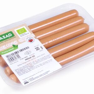 PARÓWKI BIO (5 szt.) 320 g - WASĄG (Z PÓŁKI)