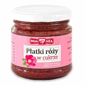 PŁATKI RÓŻY W CUKRZE 220 g - POLSKA RÓŻA