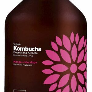 KOMBUCHA Z MANGO I MARAKUJĄ BEZGLUTENOWA BIO 330 ml - VIGO