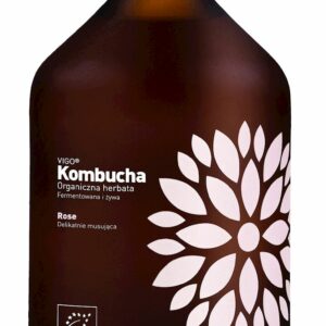 KOMBUCHA RÓŻANA BEZGLUTENOWA BIO 330 ml - VIGO