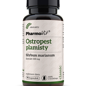 OSTROPEST PLAMISTY EKSTRAKT (330 mg) BEZGLUTENOWY 90 KAPSUŁEK - PHARMOVIT (CLASSIC)