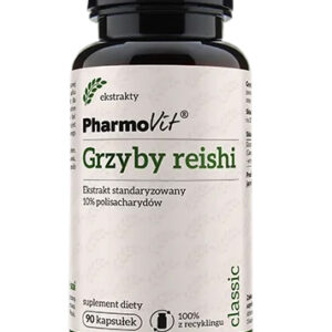 GRZYBY REISHI EKSTRAKT (400 mg) BEZGLUTENOWY 90 KAPSUŁEK - PHARMOVIT (CLASSIC)