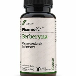 BERBERYNA HCL (388 mg) BEZGLUTENOWA 60 KAPSUŁEK - PHARMOVIT (CLASSIC)