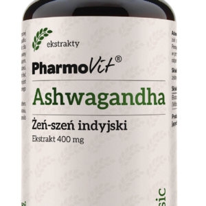 ASHWAGANDHA EKSTRAKT (400 mg) BEZGLUTENOWY 90 KAPSUŁEK - PHARMOVIT (CLASSIC)