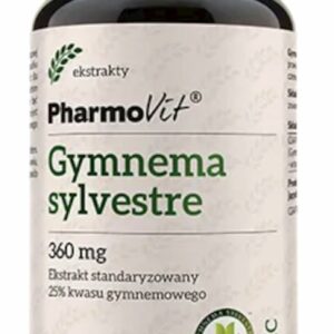 GURMAR EKSTRAKT (GYMNEMA SYLVESTRE) (360 mg) BEZGLUTENOWA 90 KAPSUŁEK - PHARMOVIT (CLASSIC)