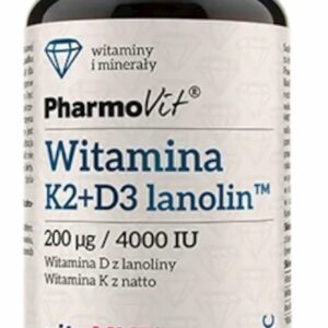 WITAMINA K2 + D3 BEZGLUTENOWA 60 KAPSUŁEK - PHARMOVIT (CLASSIC)