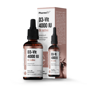 WITAMINA D3 W KROPLACH 100 mcg (4000 j.m) BEZGLUTENOWA 30 ml - PHARMOVIT (CLEAN LABEL)