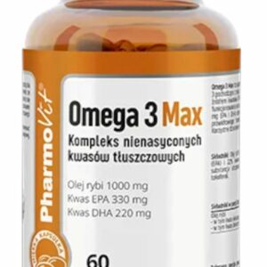OMEGA-3 MAX BEZGLUTENOWE 60 KAPSUŁEK - PHARMOVIT (CLEAN LABEL)