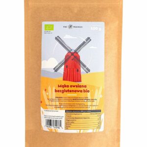 MĄKA OWSIANA BEZGLUTENOWA BIO 500 g - PIĘĆ PRZEMIAN