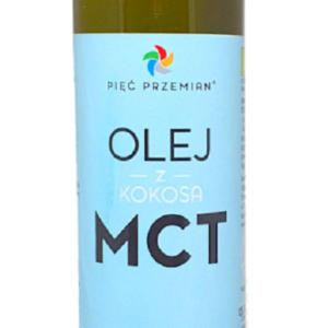 OLEJ KOKOSOWY MCT KETO BEZGLUTENOWY BIO 250 ml - PIĘĆ PRZEMIAN