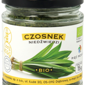 CZOSNEK NIEDŹWIEDZI BEZGLUTENOWY BIO 15 g - PIĘĆ PRZEMIAN