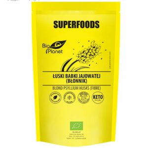 ŁUSKI BABKI JAJOWATEJ (BŁONNIK) BIO 100 g - BIO PLANET SUPERFOODS
