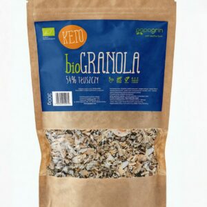 GRANOLA BEZ DODATKU CUKRÓW KETO BIO 300 g - PAPAGRIN