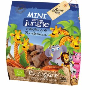 CIASTKA KAKAOWE MINI JUNGLE BIO 100 g - BIO ANIA