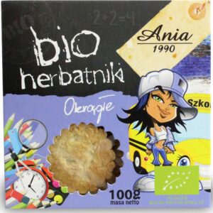 HERBATNIKI OKRĄGŁE BIO 100 g - BIO ANIA
