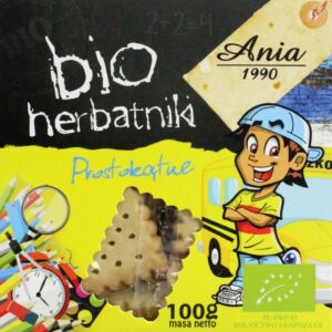 HERBATNIKI PROSTOKĄTNE BIO 100 g - BIO ANIA