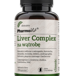 KAPSUŁKI NA WSPARCIE WĄTROBY LIVER COMPLEX 90 szt. - PHARMOVIT (CLASSIC)