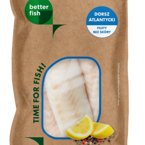 DORSZ ATLANTYCKI FILET BEZ SKÓRY MROŻONY 475 g - BETTER FISH