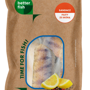 SANDACZ ZE SKÓRĄ MROŻONY 450 g - BETTER FISH