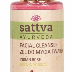 ŻEL DO MYCIA TWARZY RÓŻA INDYJSKA 100 ml - SATTVA (AYURVEDA)
