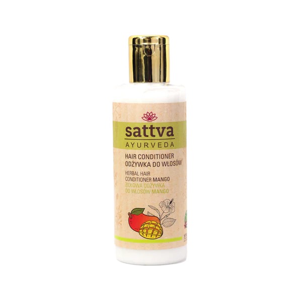 ODŻYWKA DO WŁOSÓW ZIOŁOWA MANGO 210 ml - SATTVA (AYURVEDA)