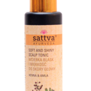 WCIERKA DO SKÓRY GŁOWY BLASK I MIĘKKOŚĆ HENNA I AMLA 100 ml - SATTVA (AYURVEDA)