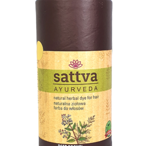 HENNA GŁĘBOKI BRĄZ ECO 150 g - SATTVA (AYURVEDA)