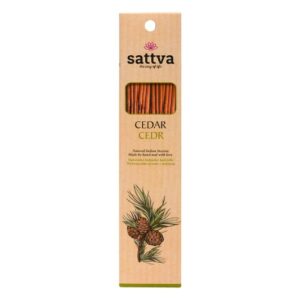 KADZIDEŁKA INDYJSKIE CEDR (15 szt.) 30 g - SATTVA (WELLNESS)