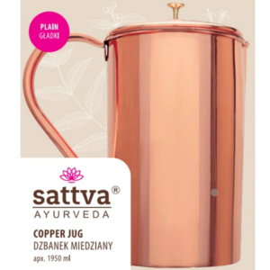 DZBANEK MIEDZIANY PLAIN 1,25 L- SATTVA (AYURVEDA)