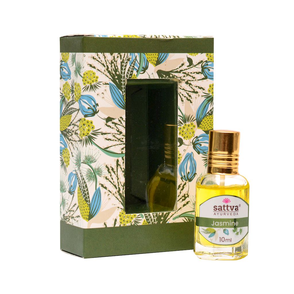 PERFUMY W OLEJKU JAŚMIN (ROLL-ON) 10 ml - SATTVA (AYURVEDA) - obrazek 3