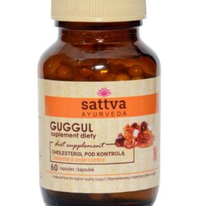 GUGGUL NA KONTROLĘ CHOLESTEROLU 60 KAPSUŁEK - SATTVA (FOODS)