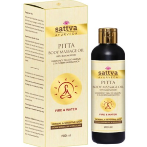 OLEJ DO MASAŻU ŁAGODZĄCY Z OLEJKIEM SANDAŁOWCA 200 ml - SATTVA (AYURVEDA)